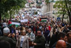 Poruka sa skupa: ''Mostar ne trpi nepravdu, sloboda Palestini''